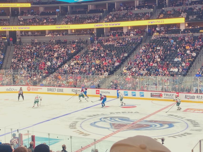 Denver: Colorado Avalanche NHL Game Ticket at Ball Arena - Pre-Game and Post-Game: Downtown Denver Without a Food Package
